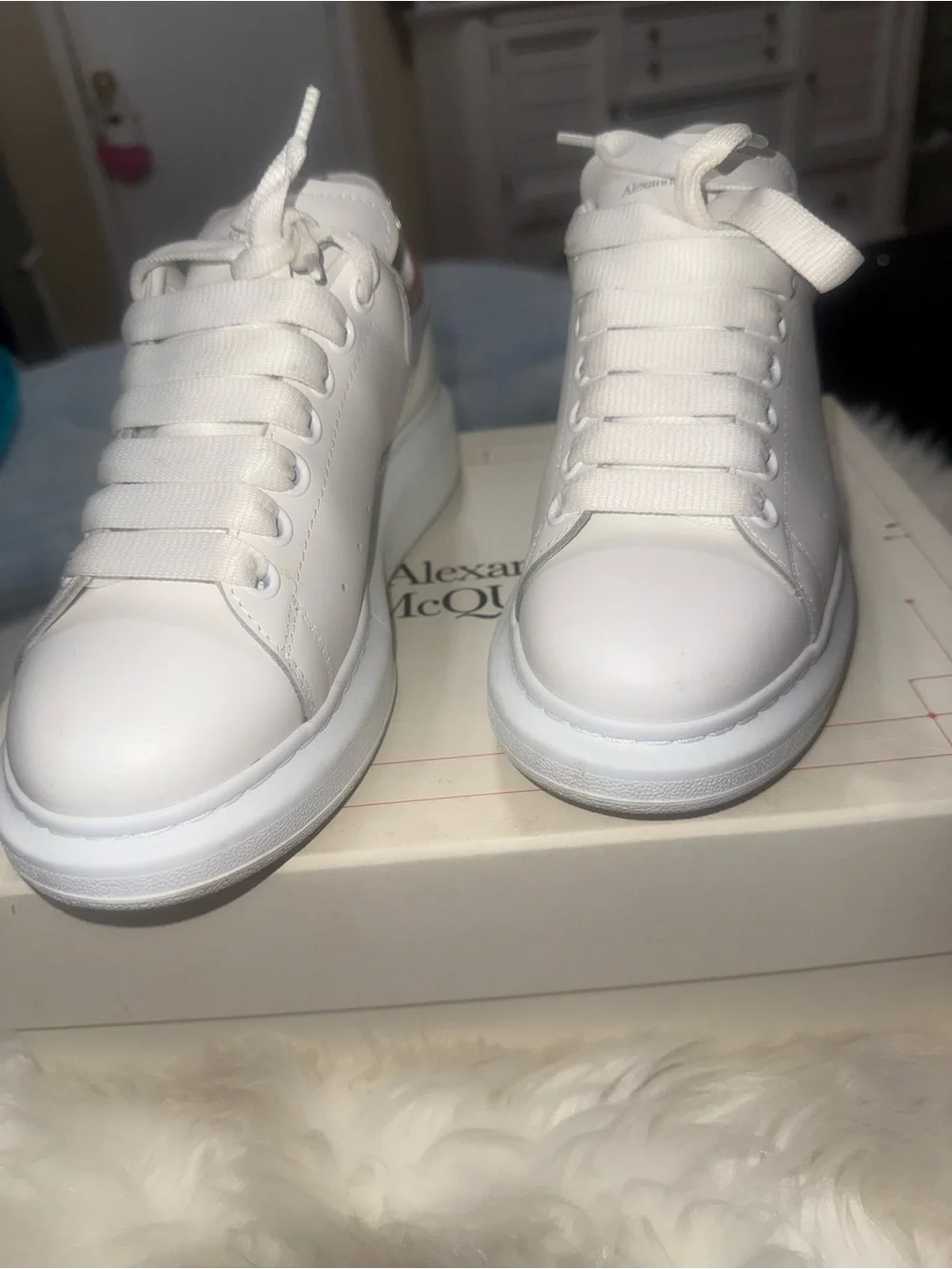 Alexander McQueen sleek white